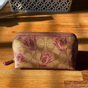 Coach Cosmetic Case - Desert Tulip Print